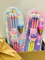 Pencil Set with Erasers - Image 3