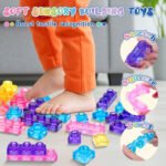 Big Gummy Blocks - 60pcs | Montessori, Sensory, Squishy and Stretchable - Image 4