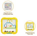 2-in-1 Magnetic Dot Drawing Board & Magnetic Maze for Kids - Image 5