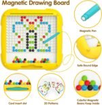 2-in-1 Magnetic Dot Drawing Board & Magnetic Maze for Kids - Image 4