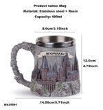 HP - 3D Magical Hogwarts Mug - Image 3