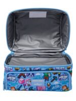 Smiggle x Minecraft Blue - Double Decker Lunch Bag - Image 2