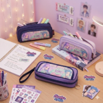 K-Pop - Huntrix Pencil Pouch with 2 Pockets - Image 2