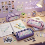 K-Pop - Huntrix Pencil Pouch with 2 Pockets