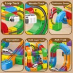 51pcs Electric Train - STEM Educational Flexible Race Track - Image 3