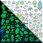 3D Space Puffy - Glow in Night Stickers - Image 5