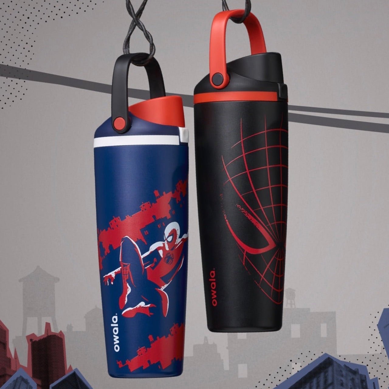 951B2EB5-17D2-4D36-B917-27FB932AF7A4-1.jpg Owala x Spider-Man FreeSip Sway Tumbler | 30oz - Image 1