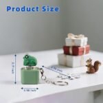 Frog Croaking Keychain - 2pcs Set - Image 3