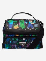 Smiggle x Minecraft Black - Double Decker Lunch Bag - Image 2