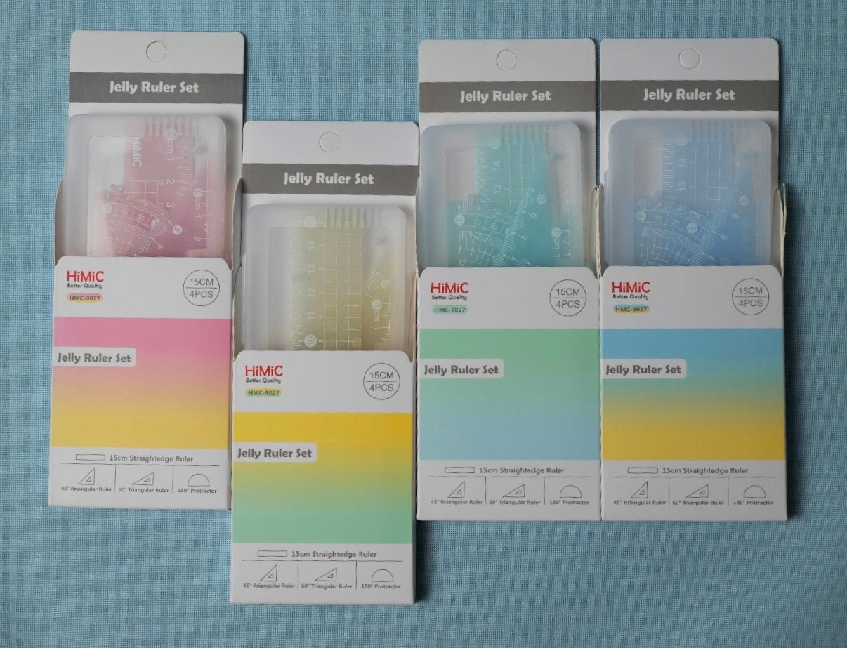 A92B270A-BCCC-46AA-9721-1774A0A6A0DF.jpg 4pcs Jelly Ruler Set - Image 1