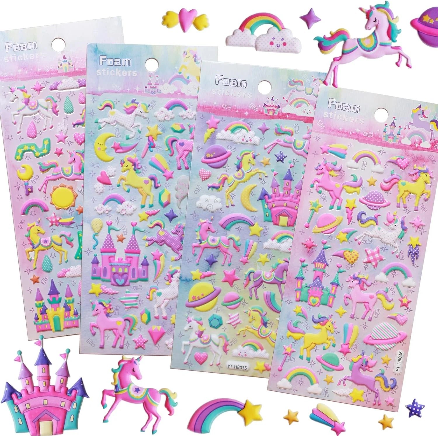 AC1C1784-7C2E-4BD0-8D2D-5BB95BAE62B8.jpg Unicorn - 3D Decorative Foam Stickers - Image 1