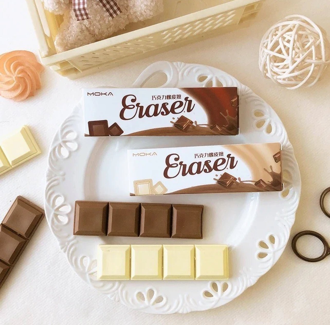 BC3B5BF3-59DE-45F3-9525-8281F8D8BB1B.jpg Chocolate Bar Erasers - Image 1