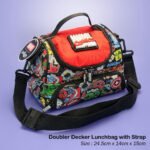 Smiggle x Marvel Comics - Double Decker Lunch Bag