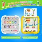 2-in-1 Magnetic Dot Drawing Board & Magnetic Maze for Kids - Image 2