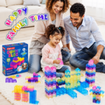 Gummy Blocks - 40pcs | Montessori, Sensory, Squishy and Stretchable - Image 5