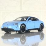 Porsche Taycan Turbo S Model 1:24 diecast scale model car collectible - Image 2